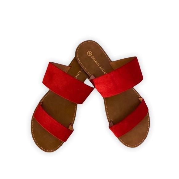 Charles Albert Shoes - 🎉 HP🎉 Slip On Double Strap Sandals